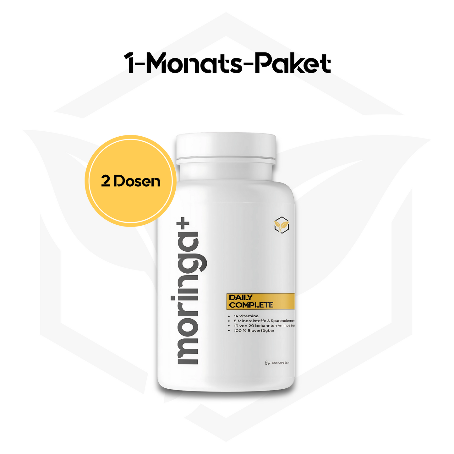 1-Monats-Paket Moringa Kapseln 2 Dosen